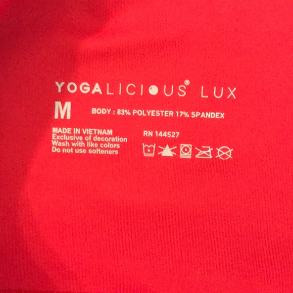 Yogalicious Lux Hi Rise Leggings NWT - Picture 4 of 6